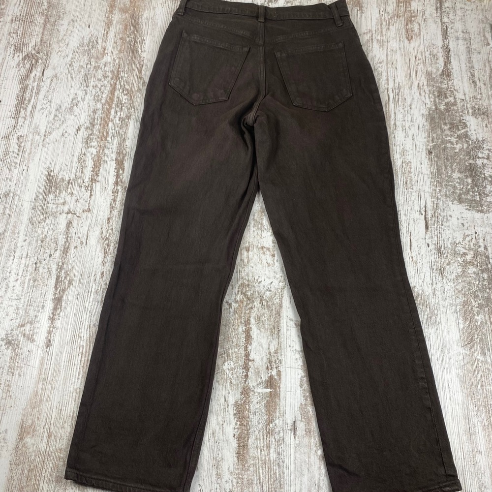 Abercrombie & Fitch 90s Straight Ultra High Rise Jeans Women's 27/4S Brown Denim - Picture 4 of 12
